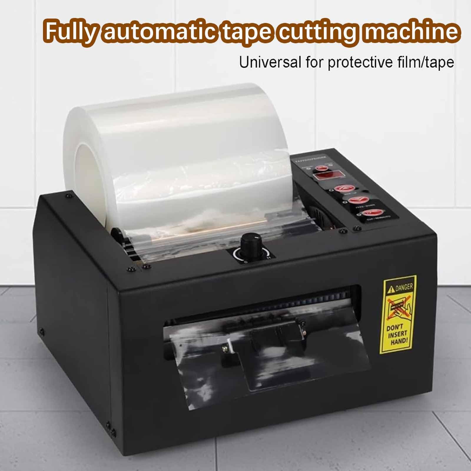 Coupe-ruban électrique, automatique avec affichage, double mode, longueur de coupe 999 mm, parfait pour la maison, les affaires, l'école et le restaurant