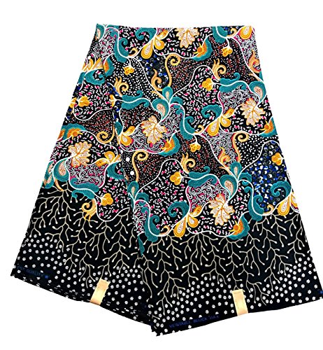 100% cotton wax,African print fabrics,6 yards