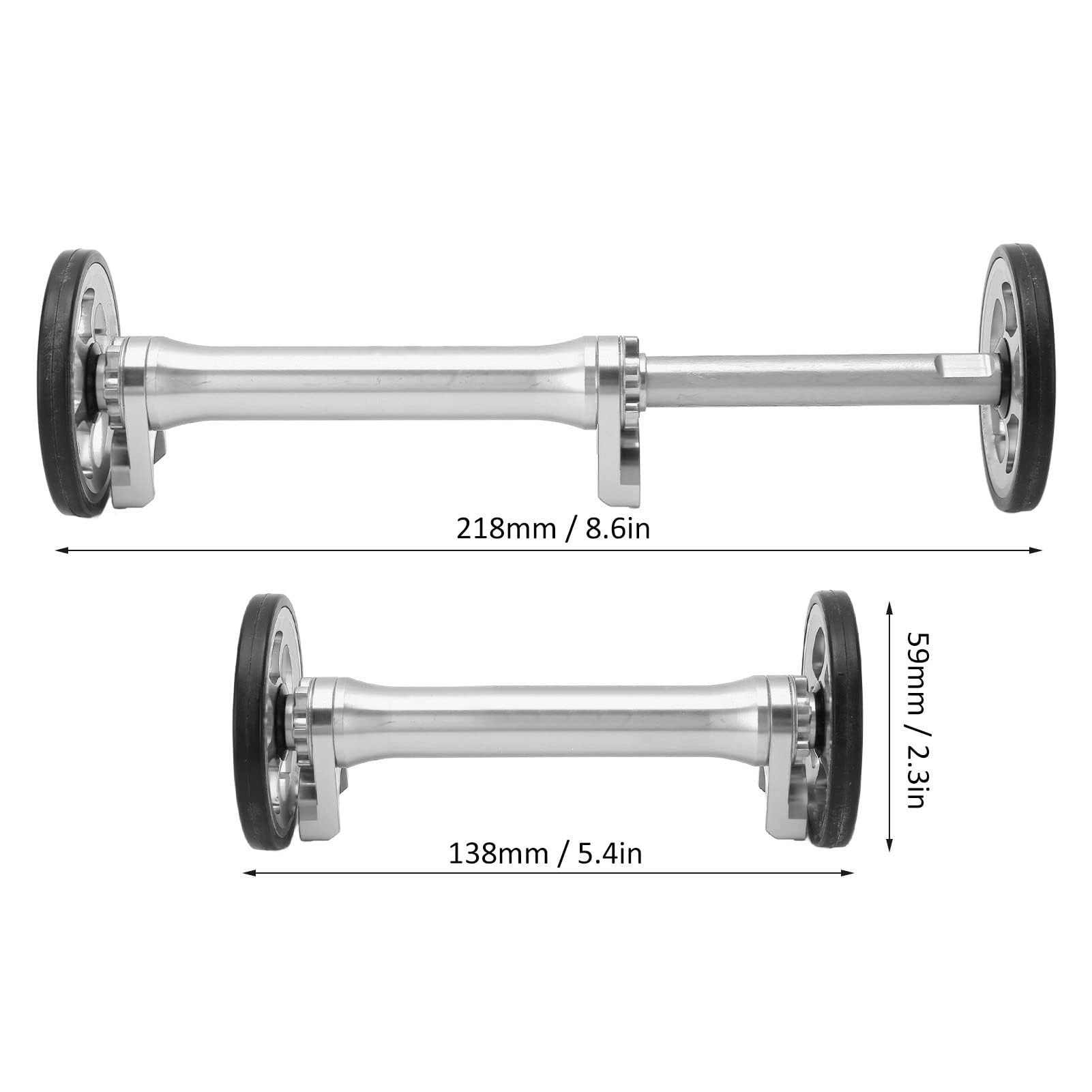 Barre D'Extension Easy Wheels Pour Brompton 3Sixty - Tige Télescopique Pliante Vélo