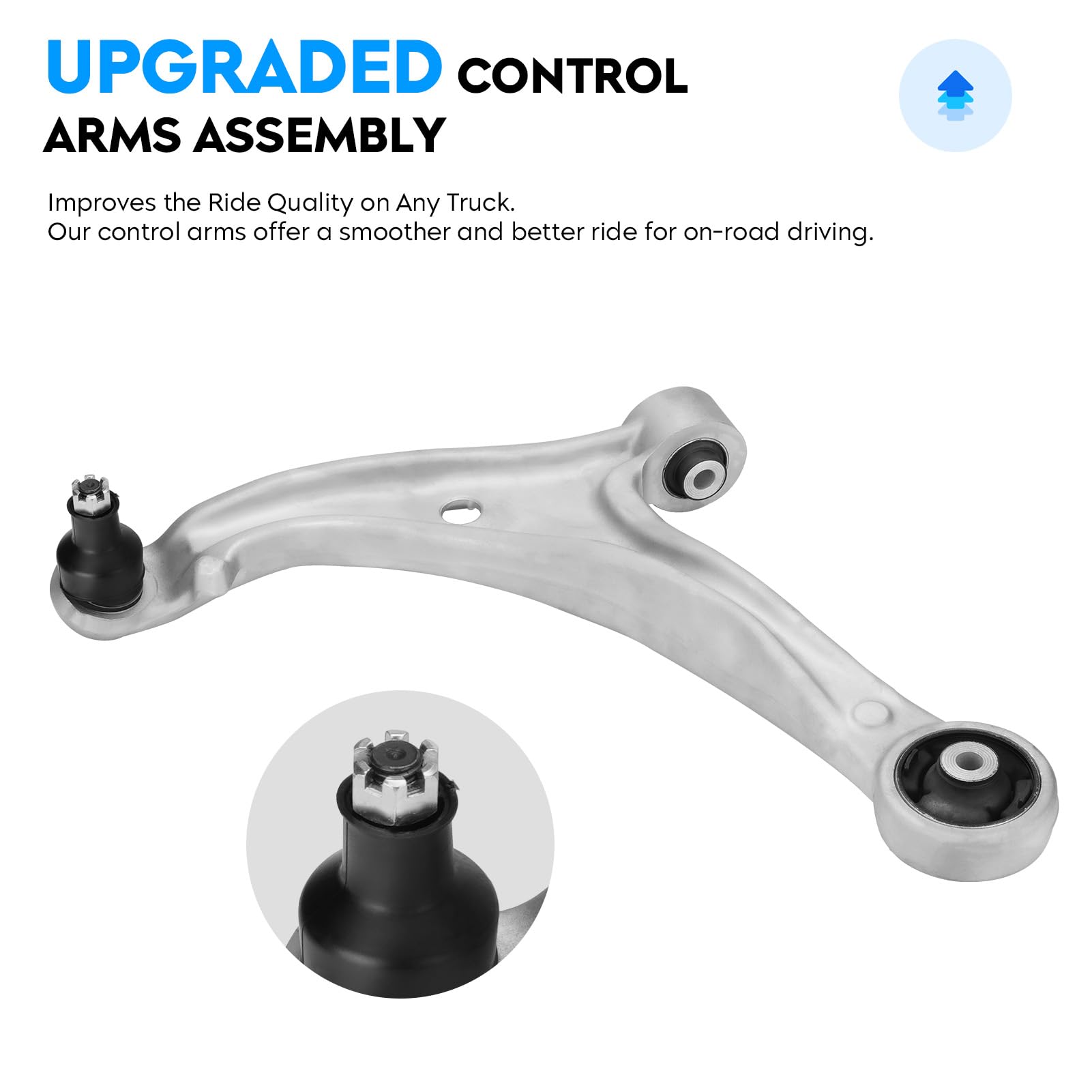 Front Right Lower Control Arm With Ball Joint For 2005-2006 Honda Odyssey - View #5