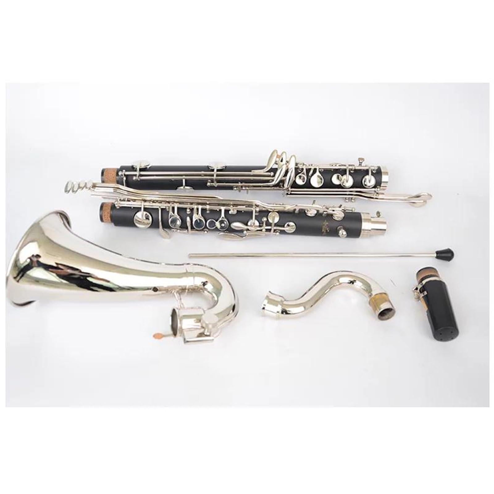 Principiante Clarinetto Chiavi Placcate In Argento Clarinetto Basso Clarinetto In Sib Tune Strumento Professionale In Bachelite Con Custodia