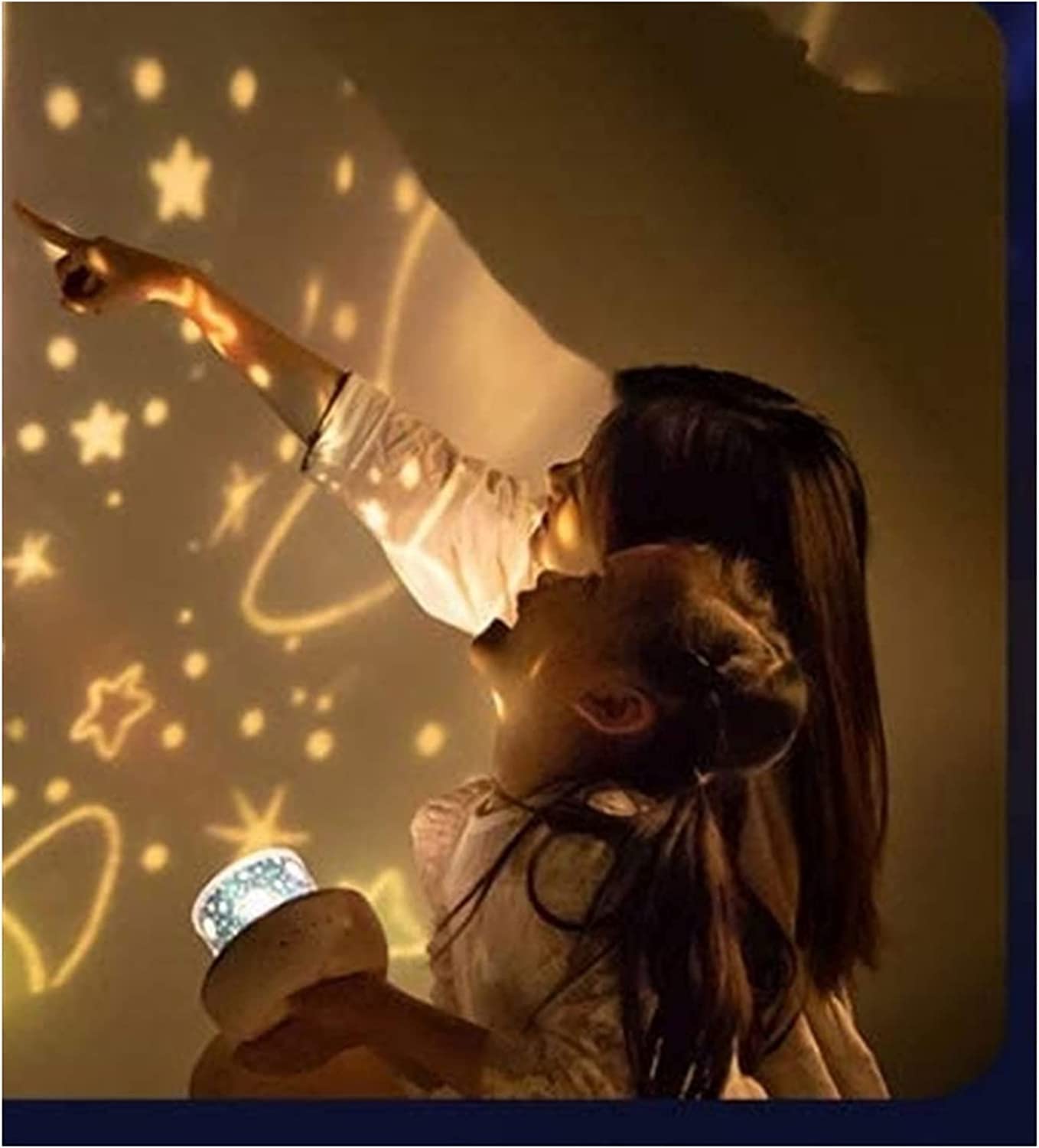 GeRRiT Luz Nocturna for niños, luz Nocturna LED Regulable Recargable for Dormitorio, Regalos for niñas