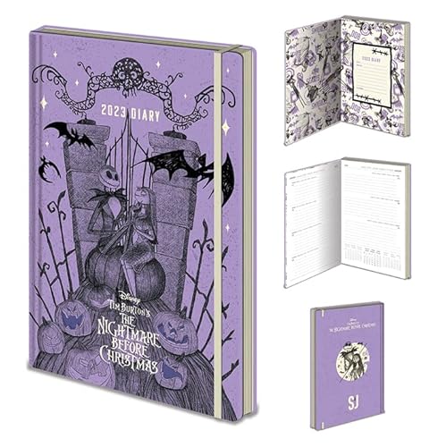 Pyramid International The Nightmare Before Christmas Diary 2023, tapa dura A5, planificador semanal a vista, artículo oficial, multicolor, SR74099 Cover