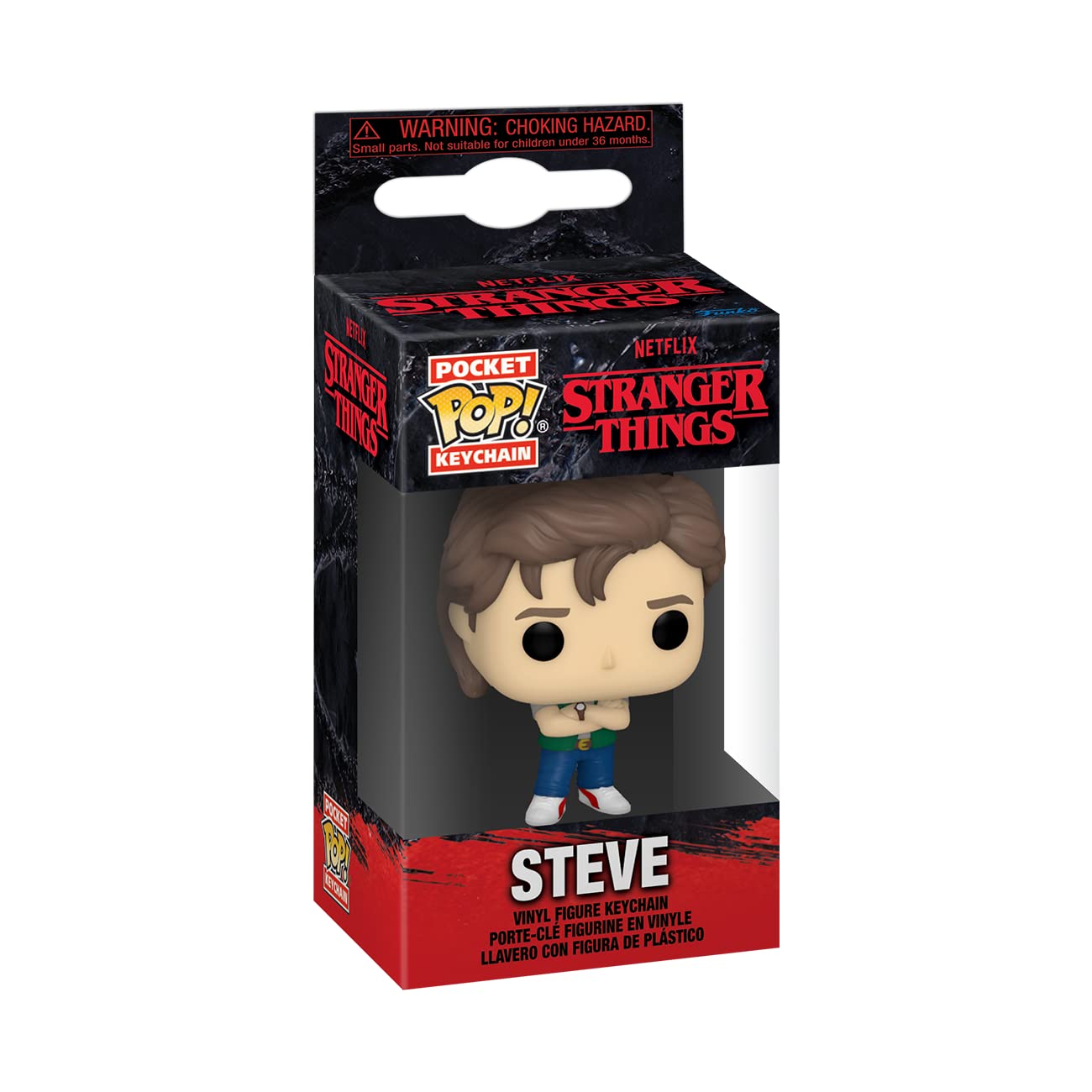 Amazon.com: Funko Pop! Keychain: Stranger Things - Steve
