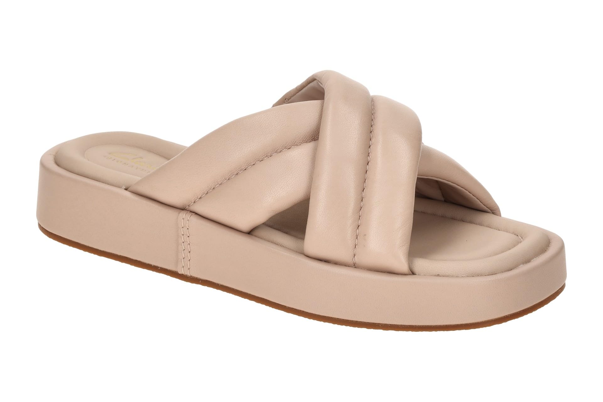 Clarks Alda Glide Womens Light Pink Lea, 8