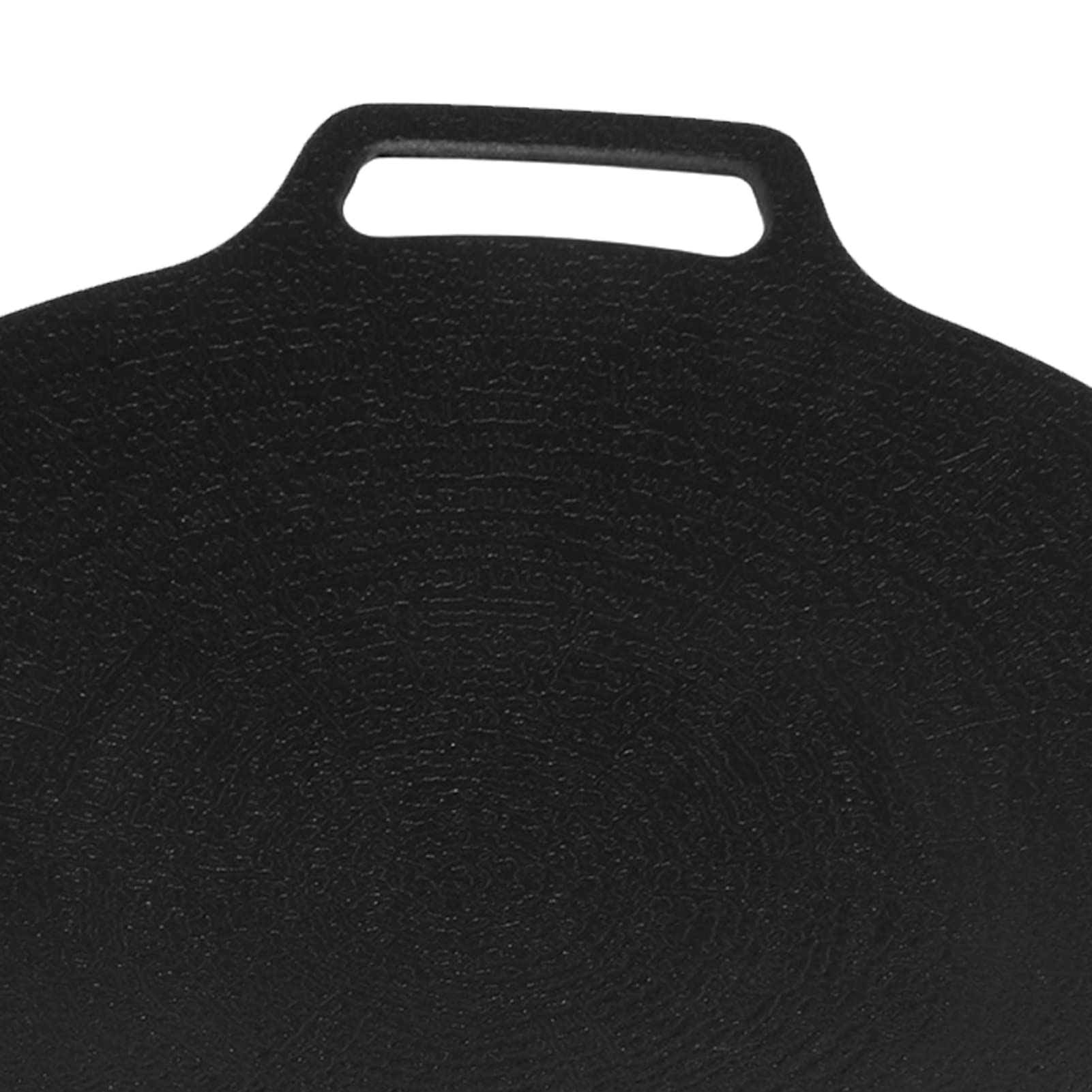 Padella Rotonda Coreana per BBQ, Rivestimento Antiaderente Durevole, per | Materiale in lega di alluminio, Cottura veloce e uniforme, Adatto all\'induzione, Design a doppia maniglia.