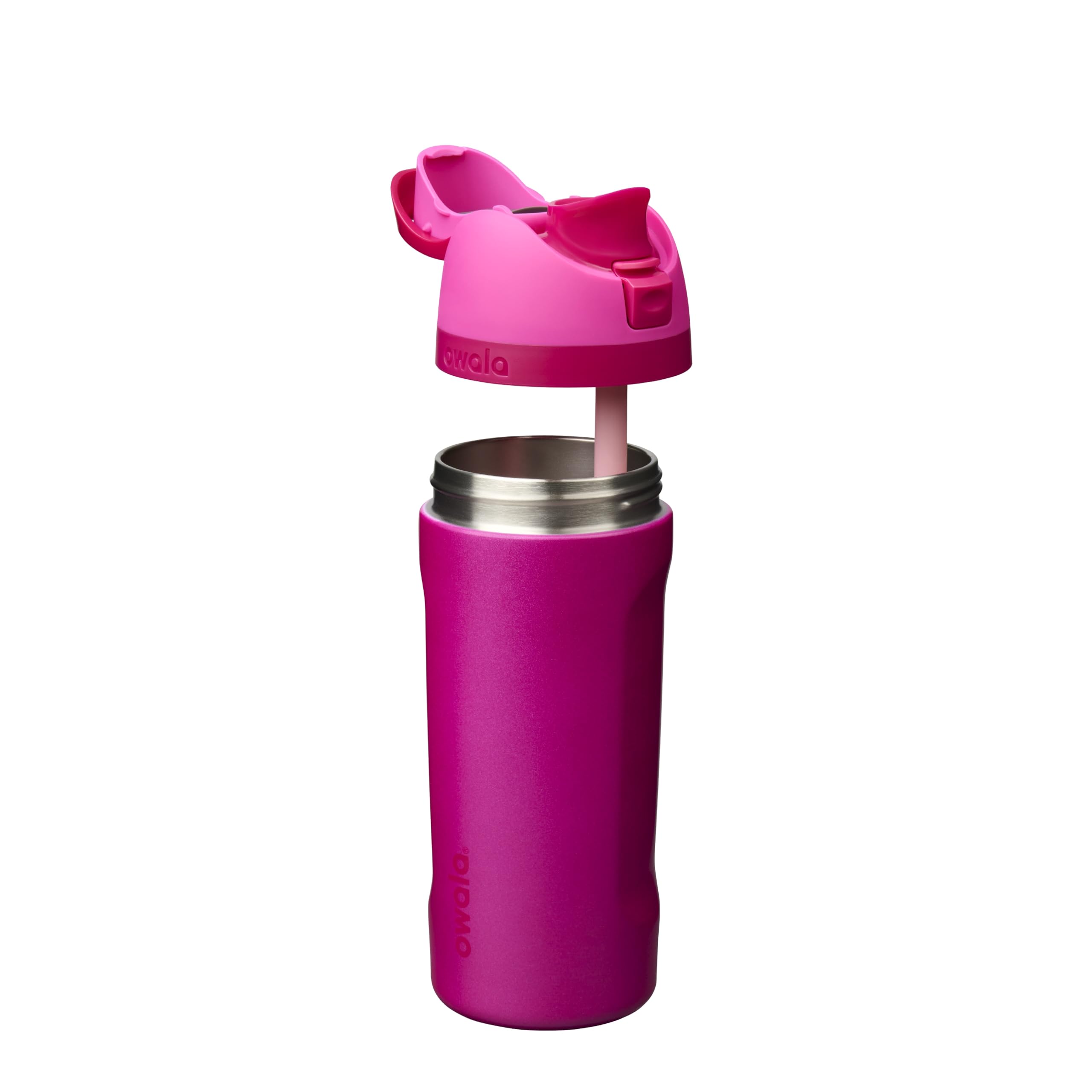 Owala FreeSip 16oz Insulated Stainless Steel Water Bottle - Read My Lips alternate