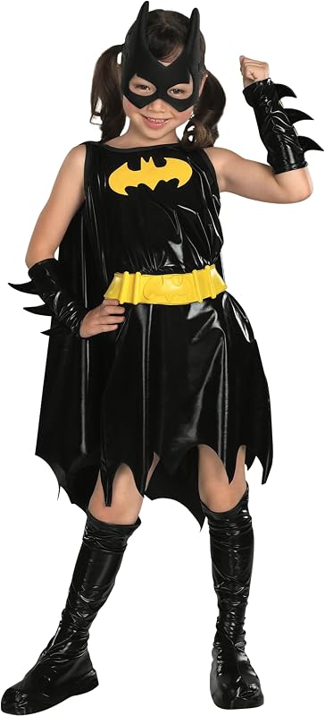 DC Comics Superheroes: Batgirl Costume Dress for Kids by Rubies, Girl's Large