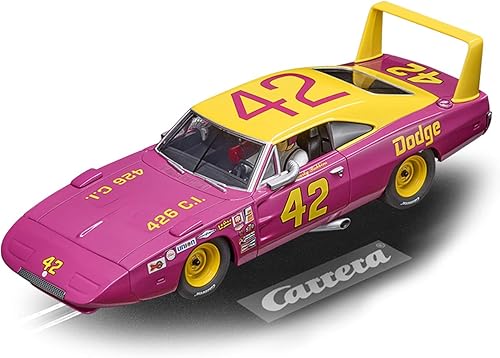 Miniatura 3 de Carrera 30941 Dodge Charger Daytona No. 42 1:32 Escala Digital Slot Car Racing Vehículo Digital Ranura Coche Carreras Pistas