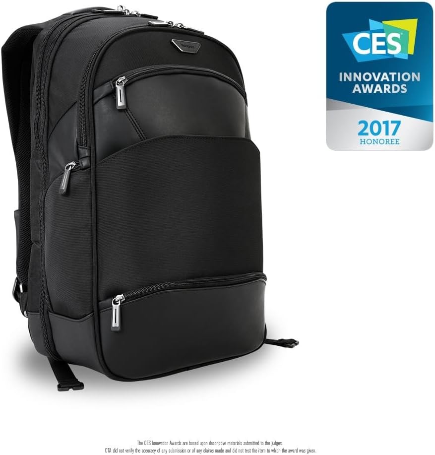 Best Cyber Monday 🔥 Targus Mobile-VIP Travel and TSA Checkpoint-Friendly Backpack for Business Professional Travel with Durable Weather-Resistant, Trolley Strap, Protective Sling for 15.6-Inch Laptop, Black (PSB862) Flash Deals - 40% OFF Targus Mobile-VIP Travel and TSA Checkpoint-Friendly Backpack for Business Professional Travel with Durable Weather-Resistant, Trolley Strap, Protective Sling for 15.6-Inch Laptop, Black (PSB862)