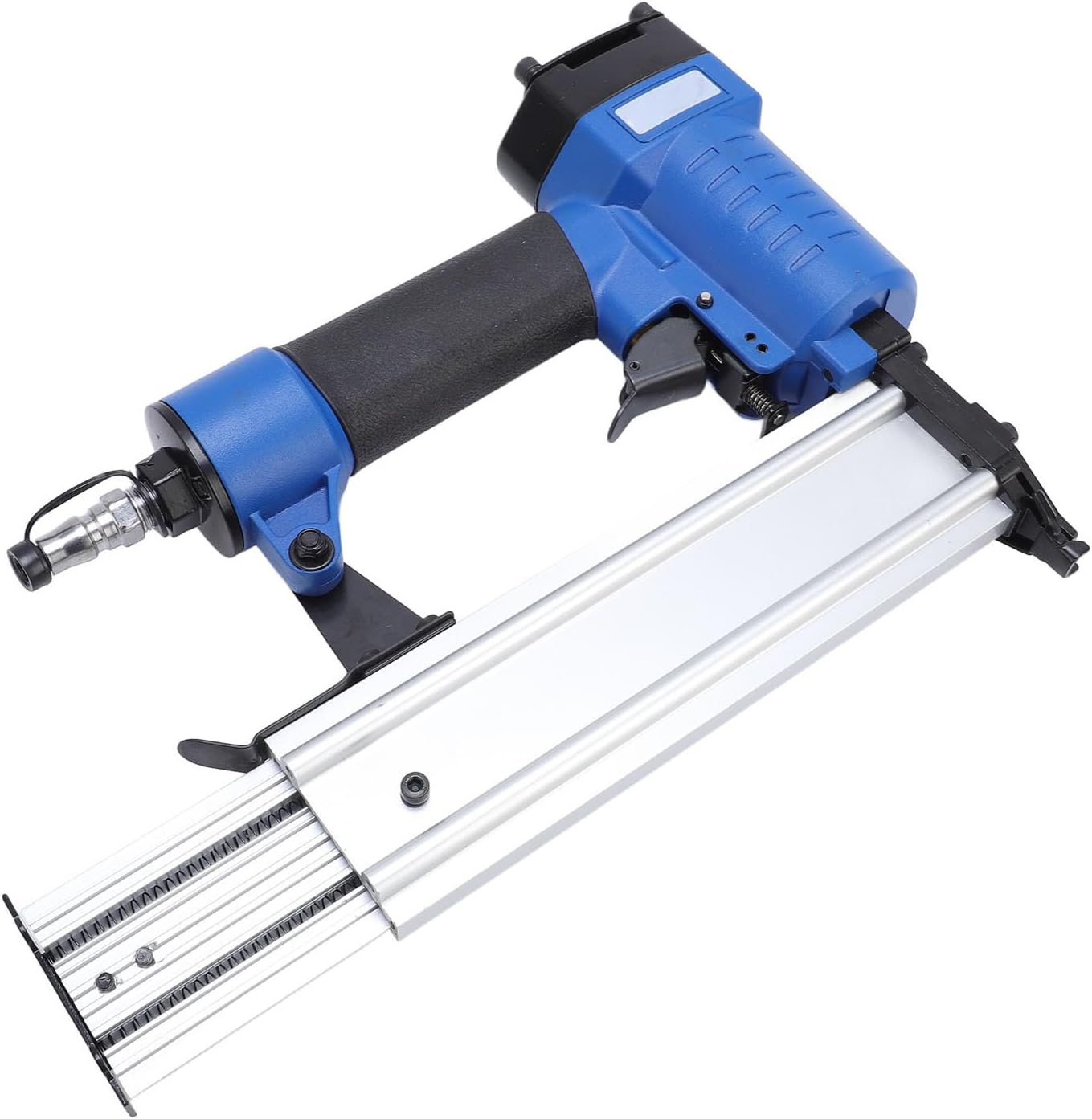 Pneumatic Brad Nailer, Aluminum Alloy Air Powered Tool for Woodworking, Ergonomic Design, Fast Nailing for DIY Enthusiasts and Professionals