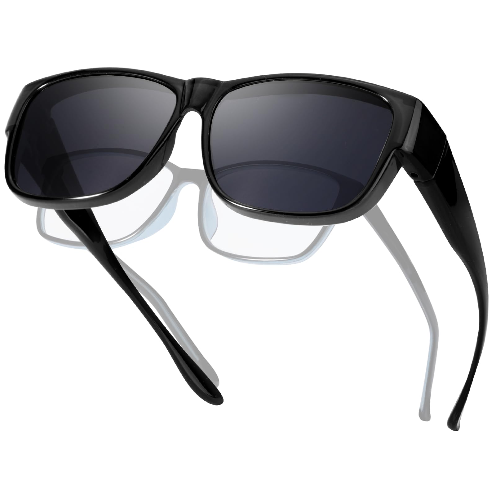 Xfeel Sunglasses Over Glasses Women, Polarized Sun Glasses Women with UV Protection Over Prescription Eyeglasses Trendy 2025