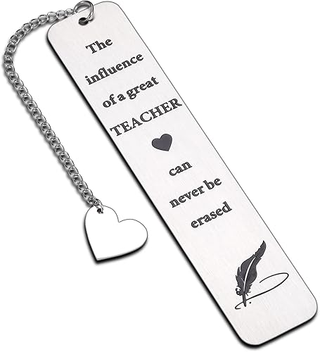 Regalos para profesores, regalo de agradecimiento para profesores, regalo de Navidad para profesores, marcapáginas para mujeres, hombres, regalo de