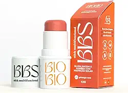 BBS 4X1 Biobio Blush, Batom E Sombra Fps 63 Pêssego Rosé
