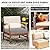 Easy-Going Waterproof Patio Seat Cushion Covers 24x24x4 inch 4 Pack Replacement Non-Slip Outdoor Cushion Slipcover with Zipper and Adjustable Straps for Outdoor Furniture, Covers Only, Gray