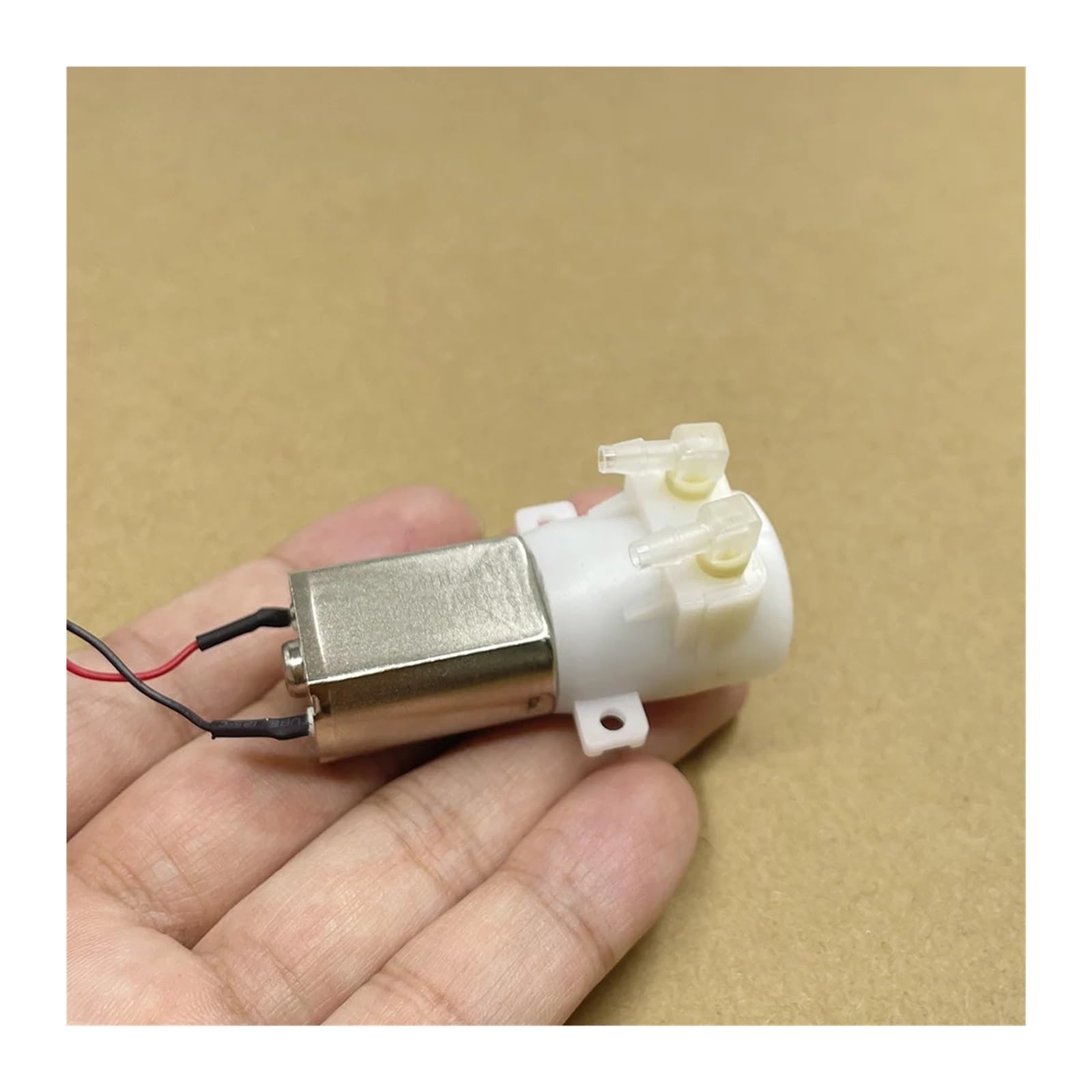 Diaphragm Pump, Peristaltic Pump Small Mini 130 DC 3V 3.7V 5V 6V Micro Self-Priming Liquid Floor Washing Water Sweeping Robot(6V)
