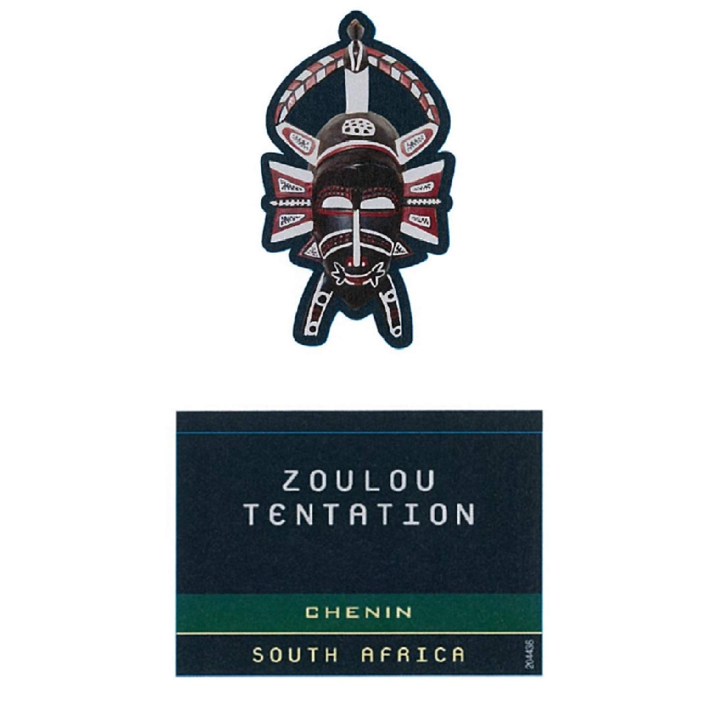 Zoulou Tentation - Chenin - Vin d'Afrique du Sud - Vin Blanc - lot de 6 bouteilles x 75 cl