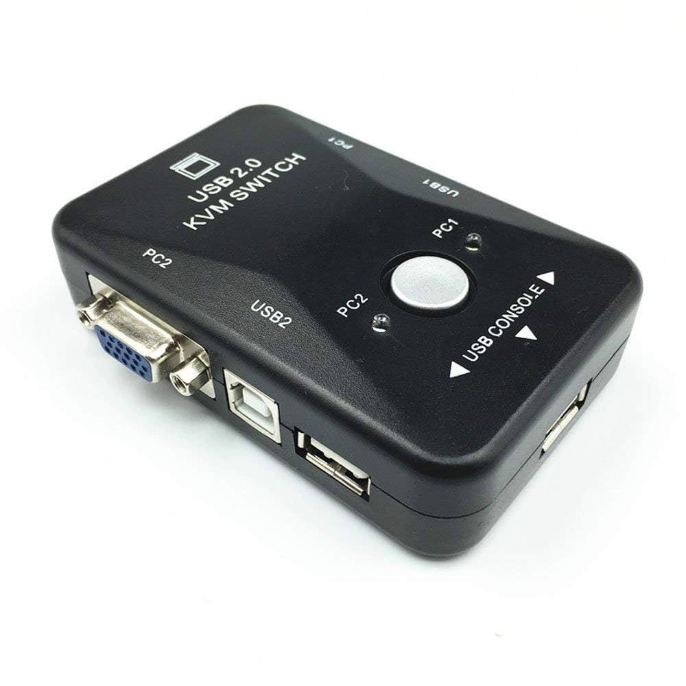 Amazon.co.jp: COOLEAD パソコン切替器 KVMスイッチ 2ポート