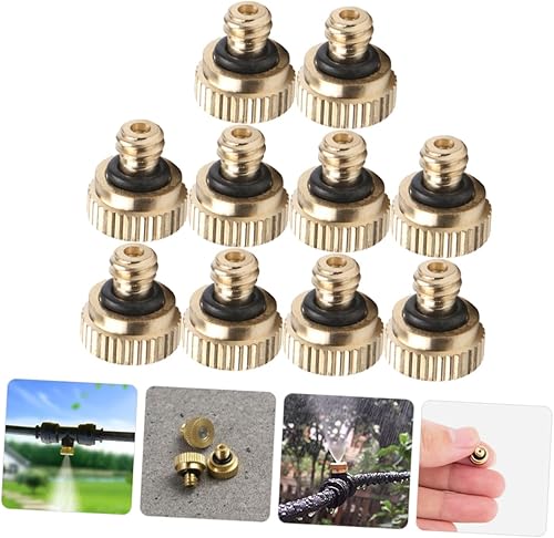 Miniatura 8 de YARNOW Boquillas Misters Pequeña Fuente Paisajes Refrigeración al aire libre Boquilla De Manguera De Jardín Invernadero Manguera Pulverizador de