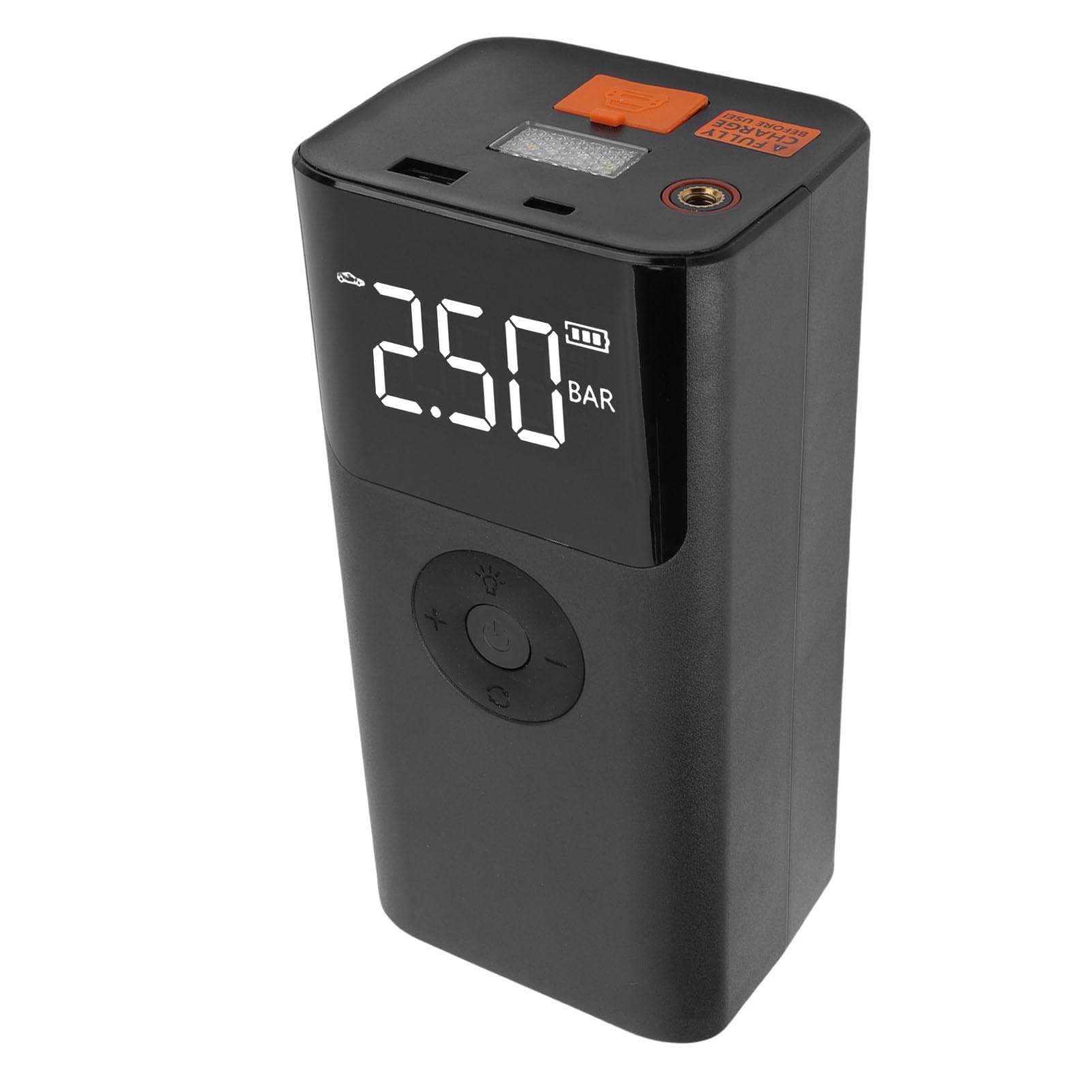 Arrancador Portátil para Coche, Batería de 12000 MAh con Compresor de Aire de 150 PSI y 3 Modos LED, para Coches, Camiones, Motocicletas, Barcos, Autocaravanas, Vehículos