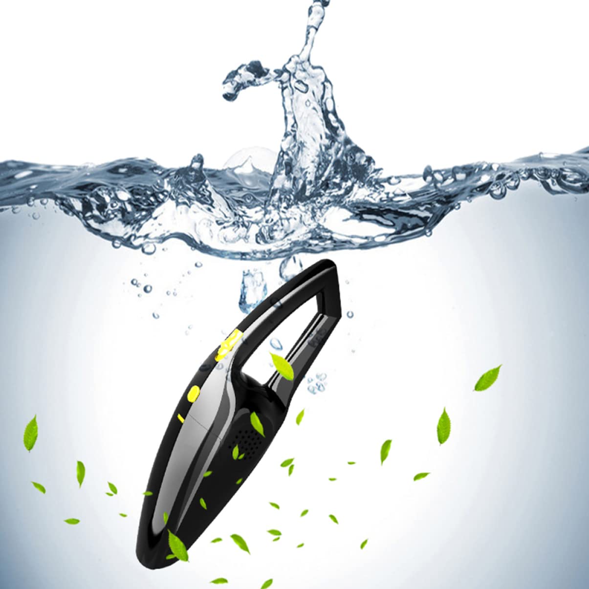 ULDIGI 1pc Car Vacuum Cleaner Portable Handheld Wet-Dry Cleaner Cord Filter Lightweight Design for Easy Use Cars Pick up Dog Hair Liquid Spills