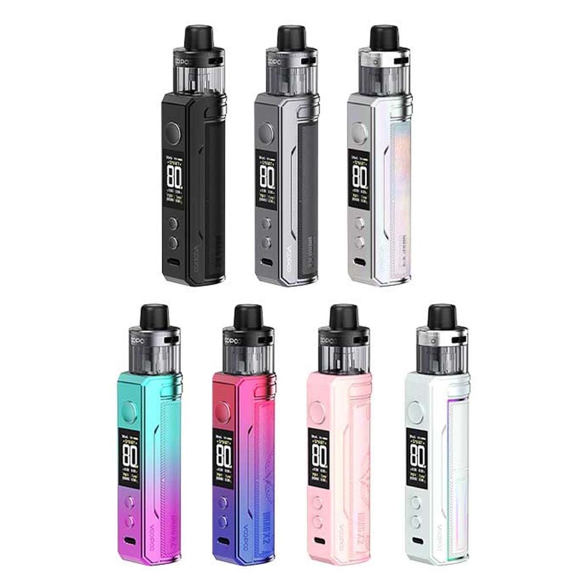 Voopoo Drag X2 5ml 80W Pod System Kit Farbe Weiss