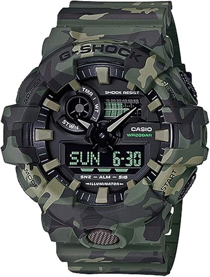 g shock camouflage green