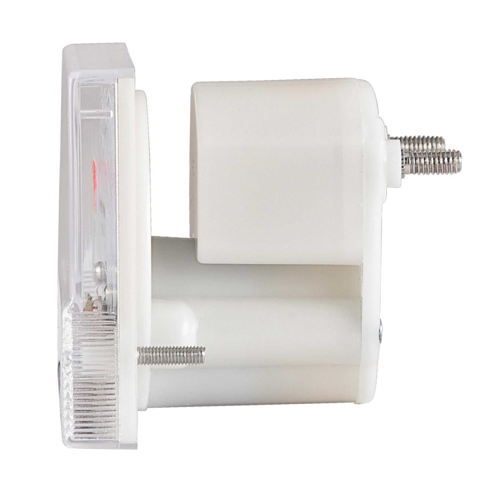Heschen - Pannello rettangolare 85L1-5V da montare su voltmetro, CA 0 - 5 V, classe di precisione: 2,5%, colore bianco.