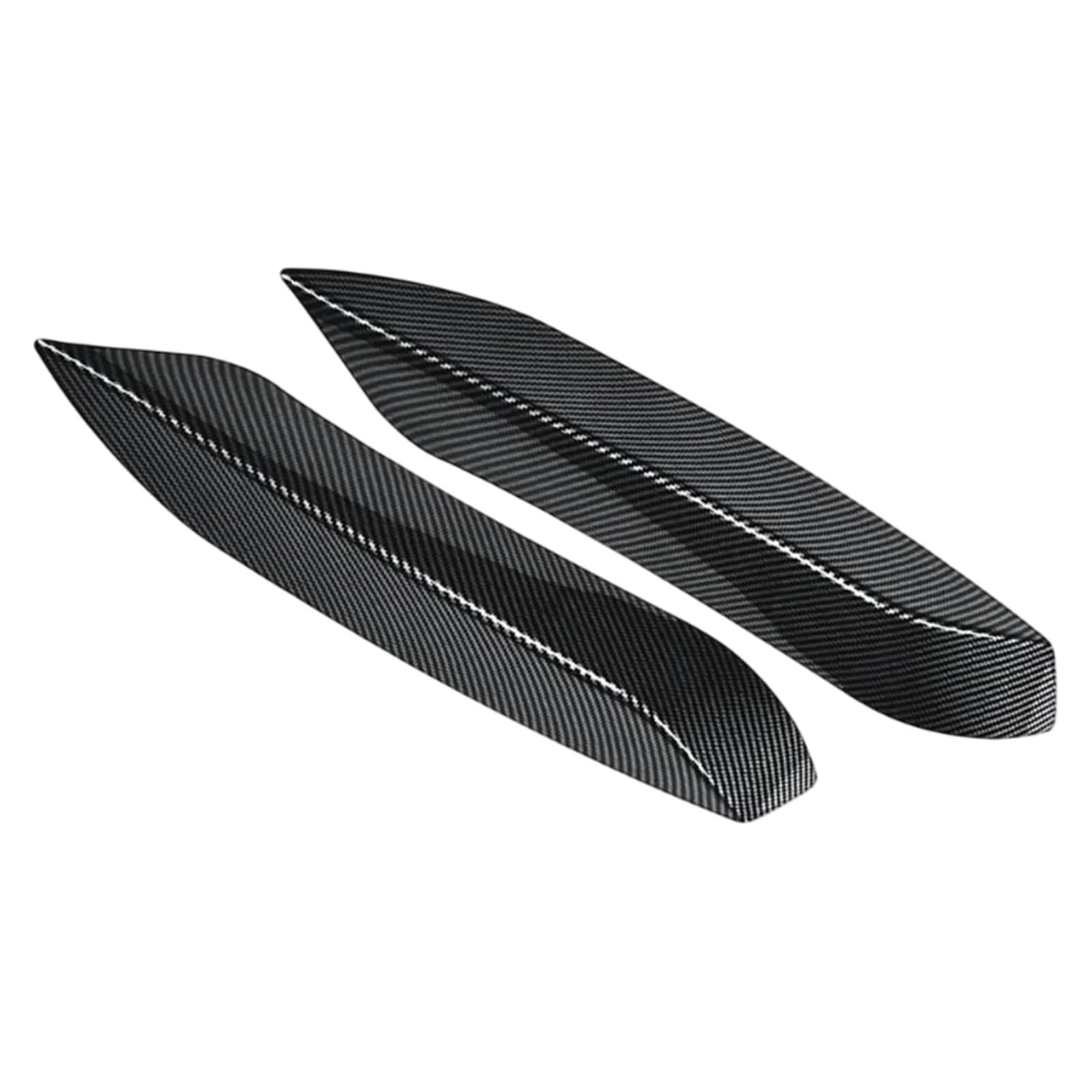 Splitter przedniego zderzaka samochodu Spoiler tapicerka pasuje do M3 F80 F81F82 F83 2014-2020(Carbon Fiber Black)