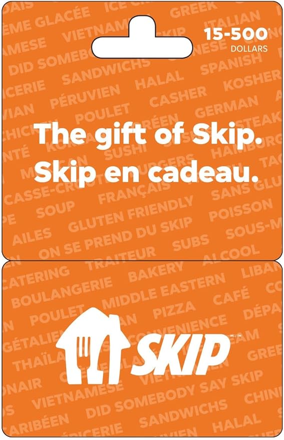 SkipTheDishes Gift Card