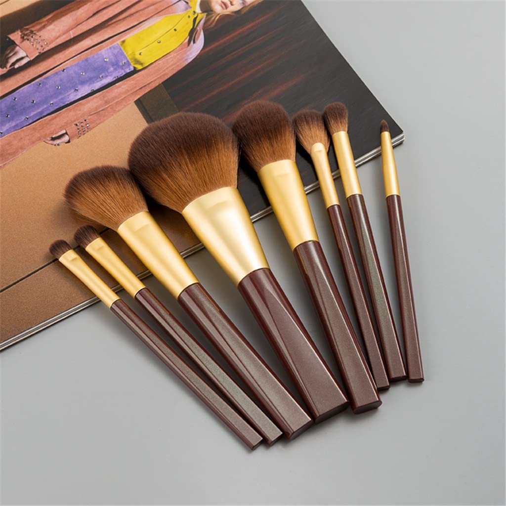 Set di pennelli for Trucco di 8 spazzole for Trucco Set di Basamento in Polvere Sfuso Fondazione for ombretto Kit di Trucco for Trucco for Il Sopracciglia for Il Sopracciglia