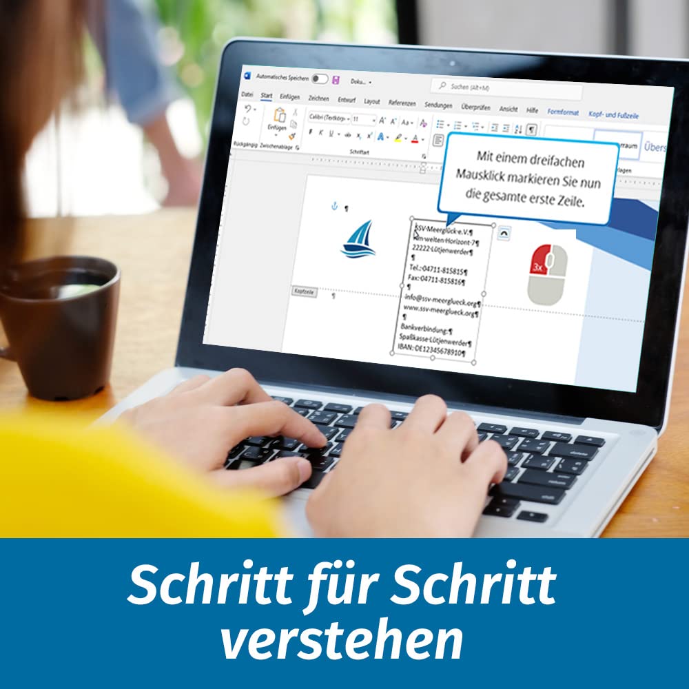 Word 2021 Training - In 8 Stunden Word sicher anwenden | Einsteiger und Auffrischer lernen mit diesem Kurs Schritt für Schritt Word 2021 bzw. Word 365| Online-Kurs + DVD [1 Nutzer-Lizenz]