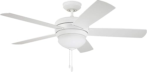 Miniatura 2 de Luminance Kathy Ireland Home Summerhaven - Ventilador de techo LED con kit de luz, 52 pulgadas, accesorio clasificado para humedad al aire libre con