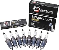 Vista 1 de Dragon Fire Performance, 8 bujías de iridio compatibles con Chevy Silverado Suburban Tahoe GMC Yukon Sierra Buick Cadillac Escalade Hummer LS1 5.3L
