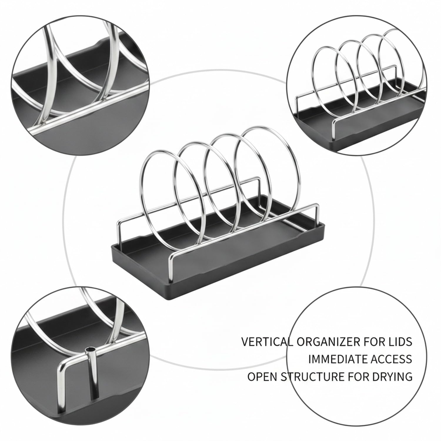 Soporte para Tapas, 1 PC