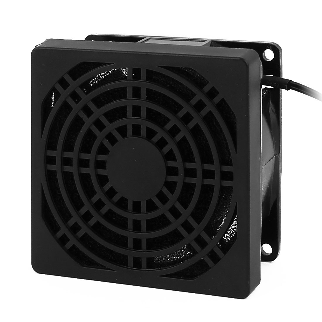 PATIKIL 80mmx80mmx25mm Raffreddamento Ventola, 7 Palette Computer Ventole con Metallo Dito Guardia e Polvere Schermo Rete, AC 220V-240V 0,07-0,08A