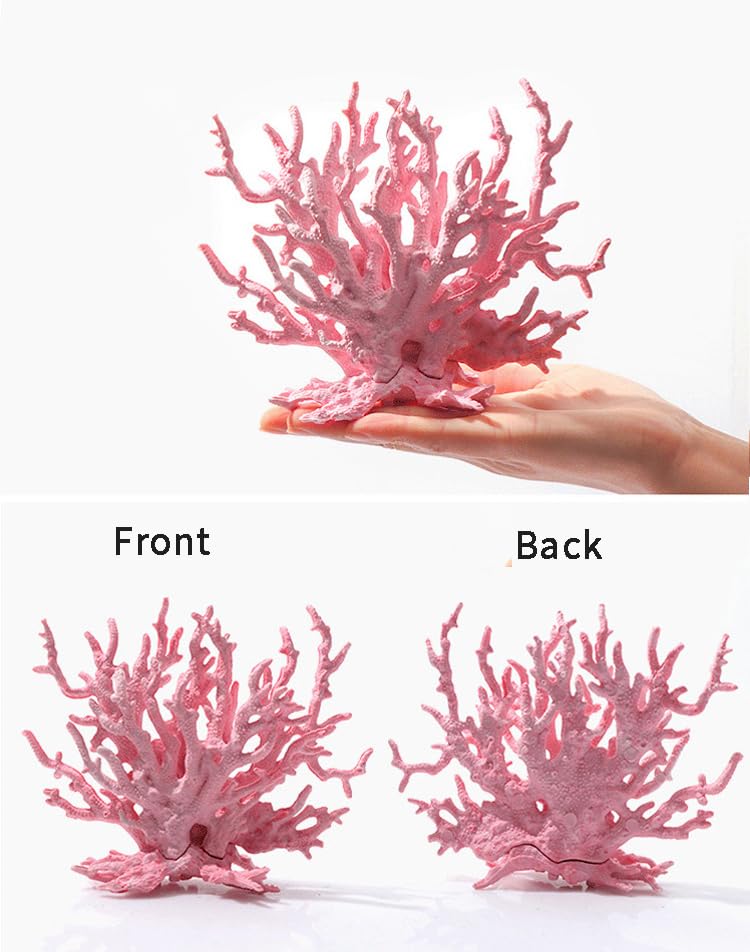 Image of AnRui Aquarium Coral Ornament Resin Coral Reef Decor Artificial Aquarium Plants Landscape Fish Tank Accessories Decorations