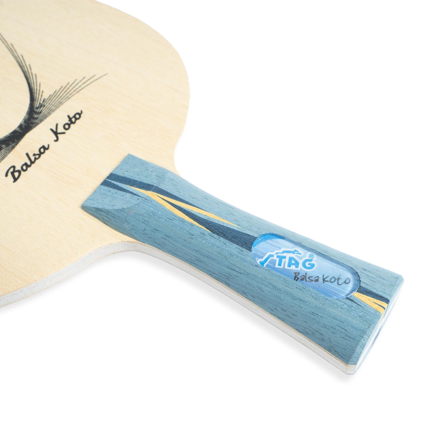 Stag Iconic Balsa Koto Table Tennis Racquet Blade - Lightweight, High-Speed, Offensive Control, Professional Ping Pong Paddle Blade 2