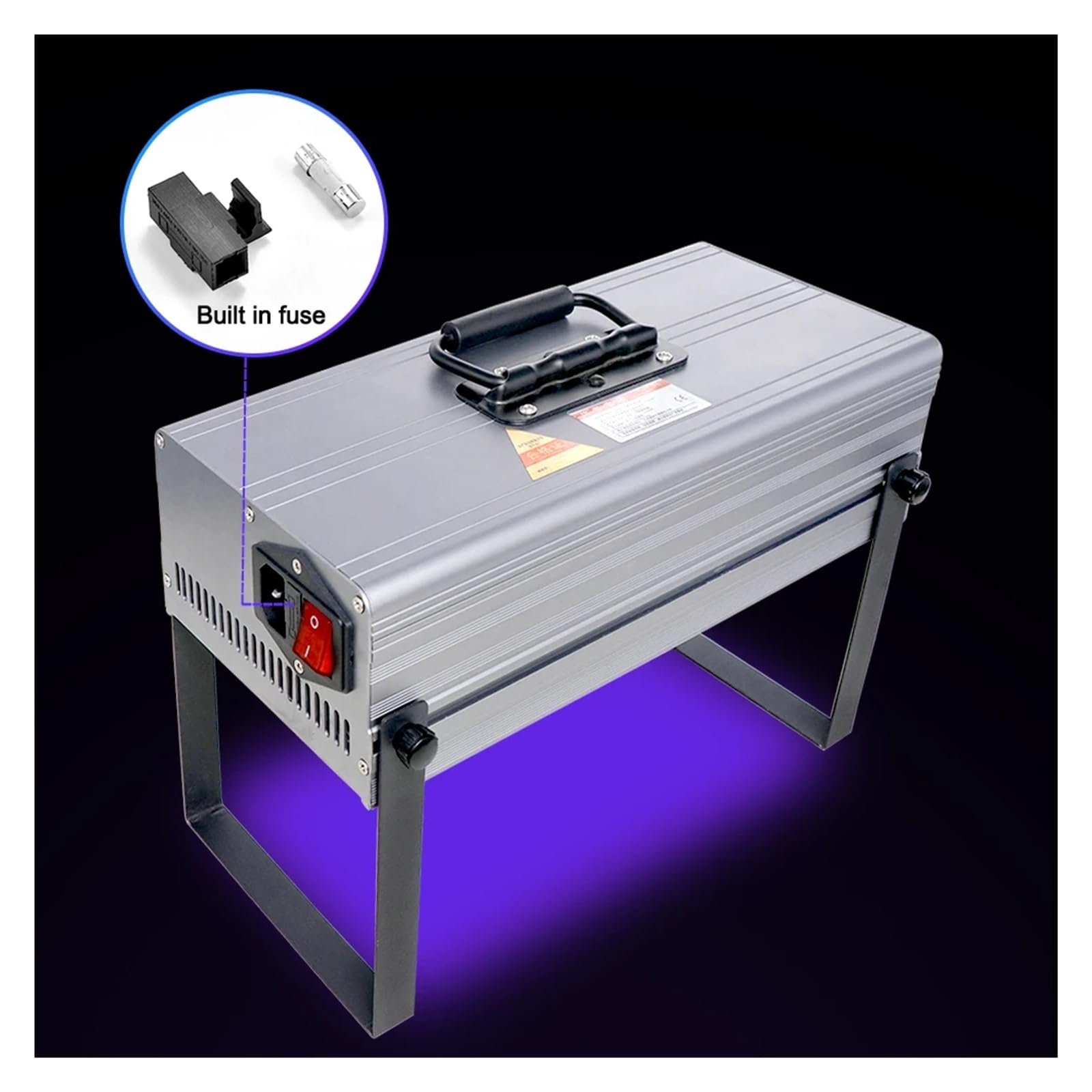 Luz LED UV, Lámpara de curado UV portátil de 600 W, 365 NM y 395 NM, for tinta, barniz, pintura, adhesivo UV, serigrafía, aceite, impresión 3D, placa PCB, secado rápido, OCA para uñas de gel UV y cura