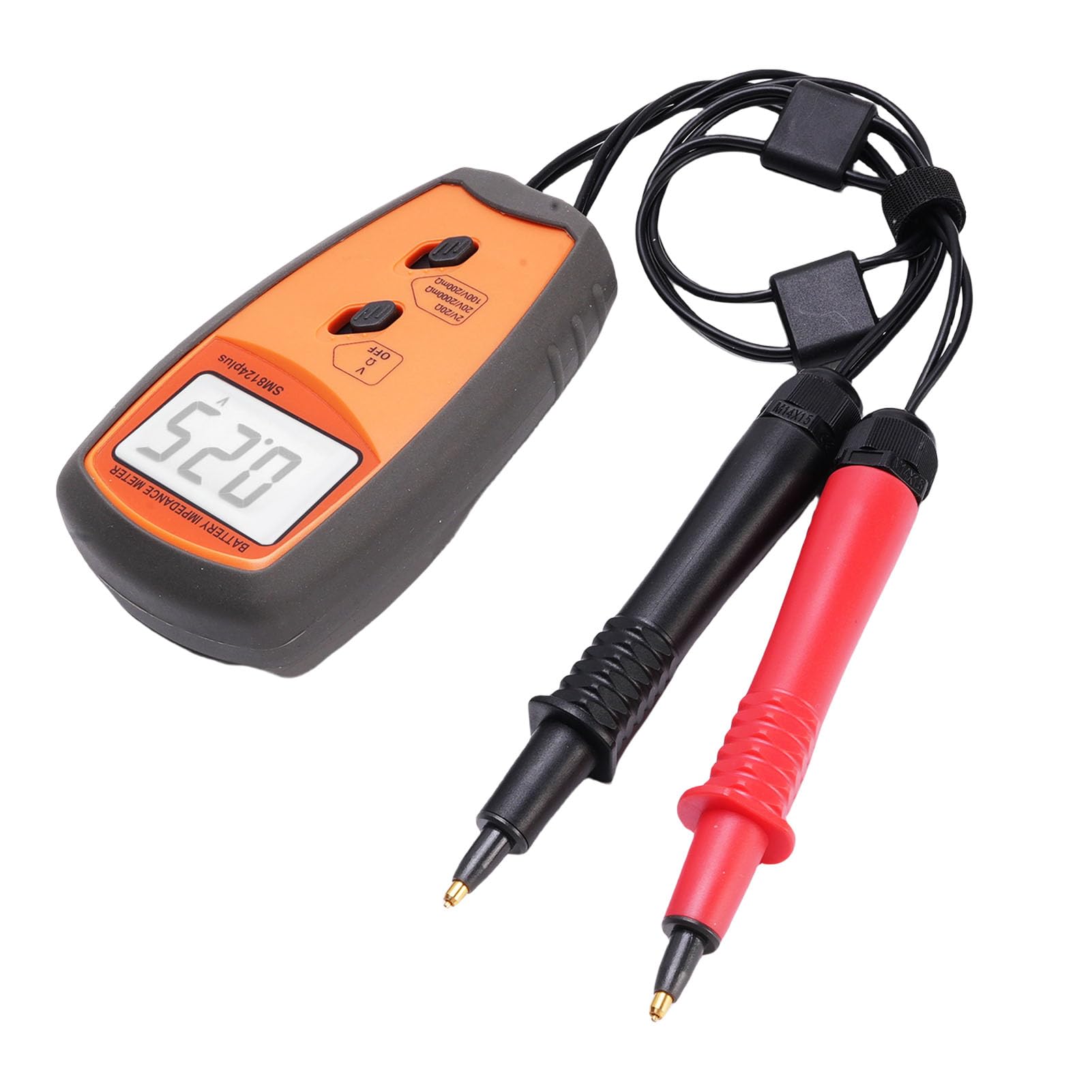 Misuratore di Tensione della Batteria Tester di Resistenza Interna Portatile 0-100 V 0,1 MΩ-19,99 Ω Ampio Intervallo di Misurazione Display LCD ABS per Batteria del Telefono Cellulare