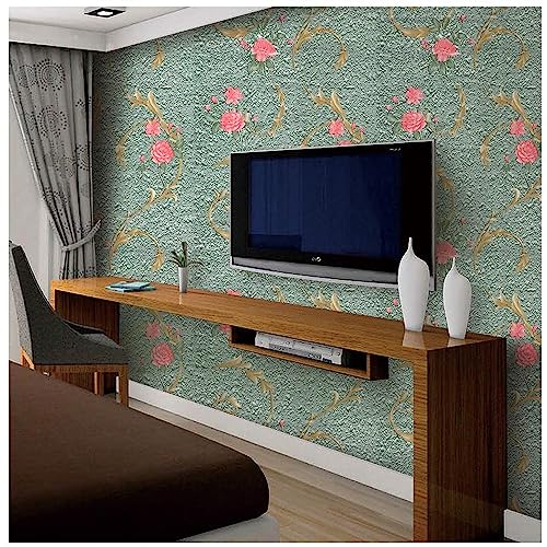Image of Amazon Brand - Solimo Self Adhesive Stick Waterproof Wallpaper PVC Vinyl Decorative Wall Covering Old Furniture Door Bedroom Hall Living Room 45cm x 500cm (Pink-Flower)