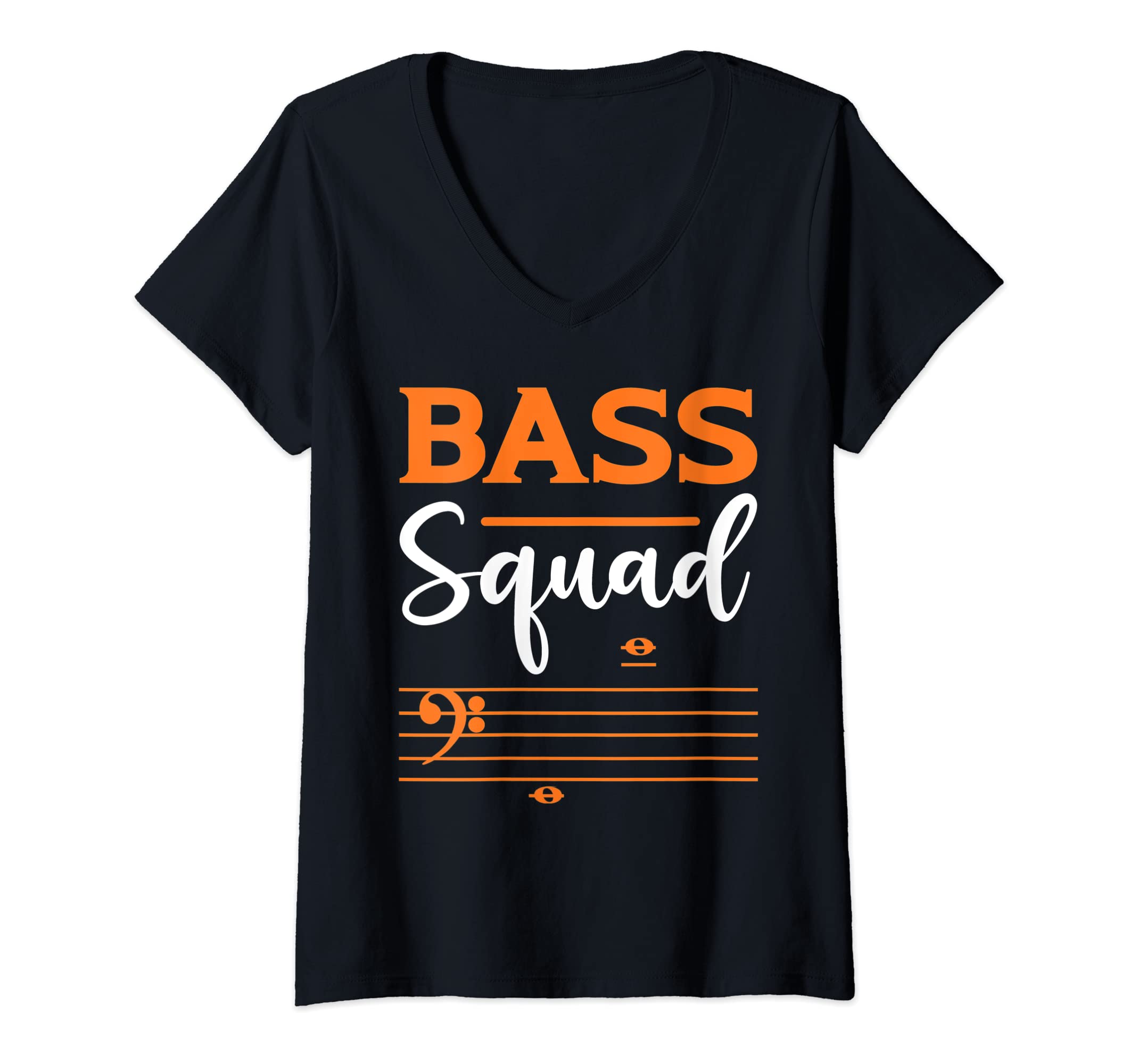 Opera Singer Singing Vocalist TheaterWomens Bass Squad. Music Choir Musician Theater Opera Singer V-Neck T-Shirt