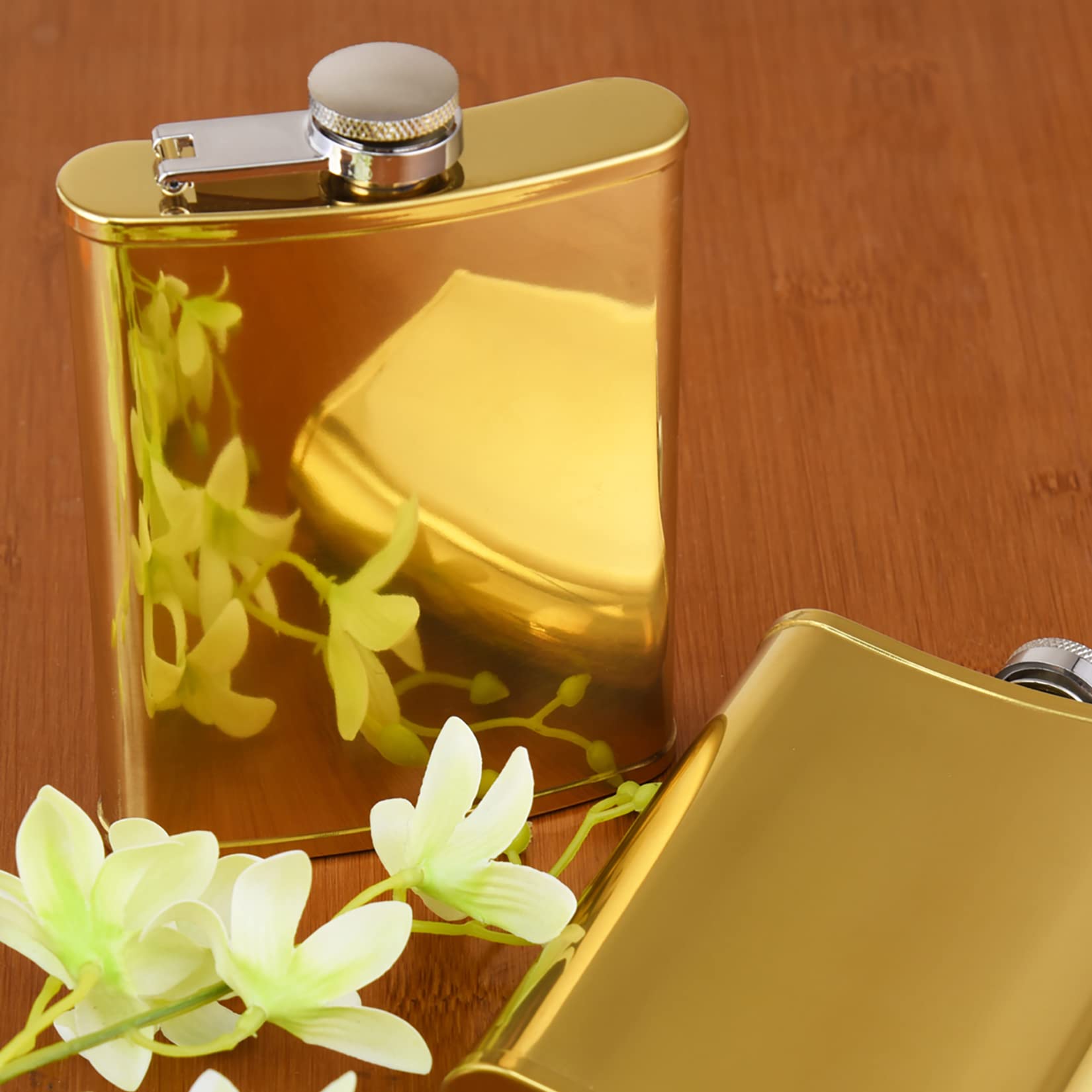 CARAKNOTS Flasque Pour Homme En Cuir Gravé Avec Initiales En Acier Inoxydable Avec Entonnoir De 236,8 G, Cadeau D'anniversaire Personnalisé Pour Papa, Lettre M