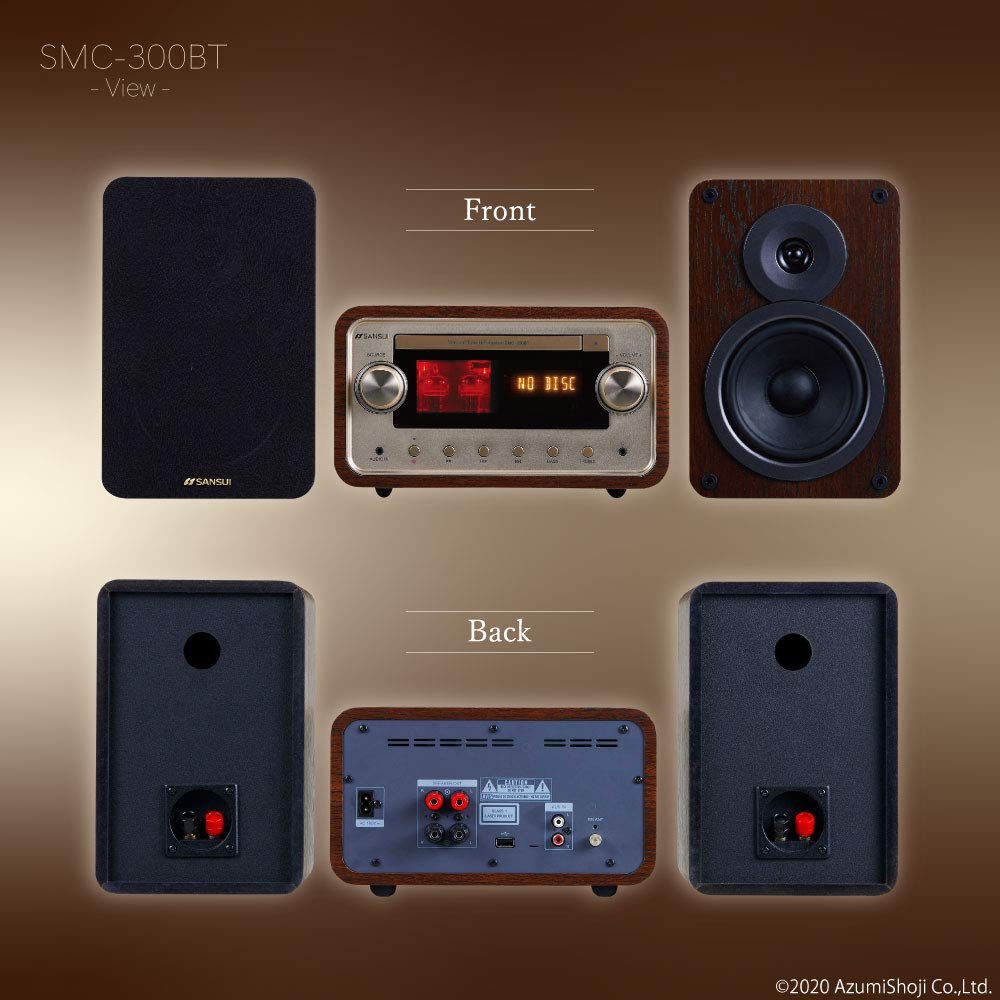 Amazon.co.jp: SANSUI 真空管ハイブリッドアンプ搭載CDステレオ