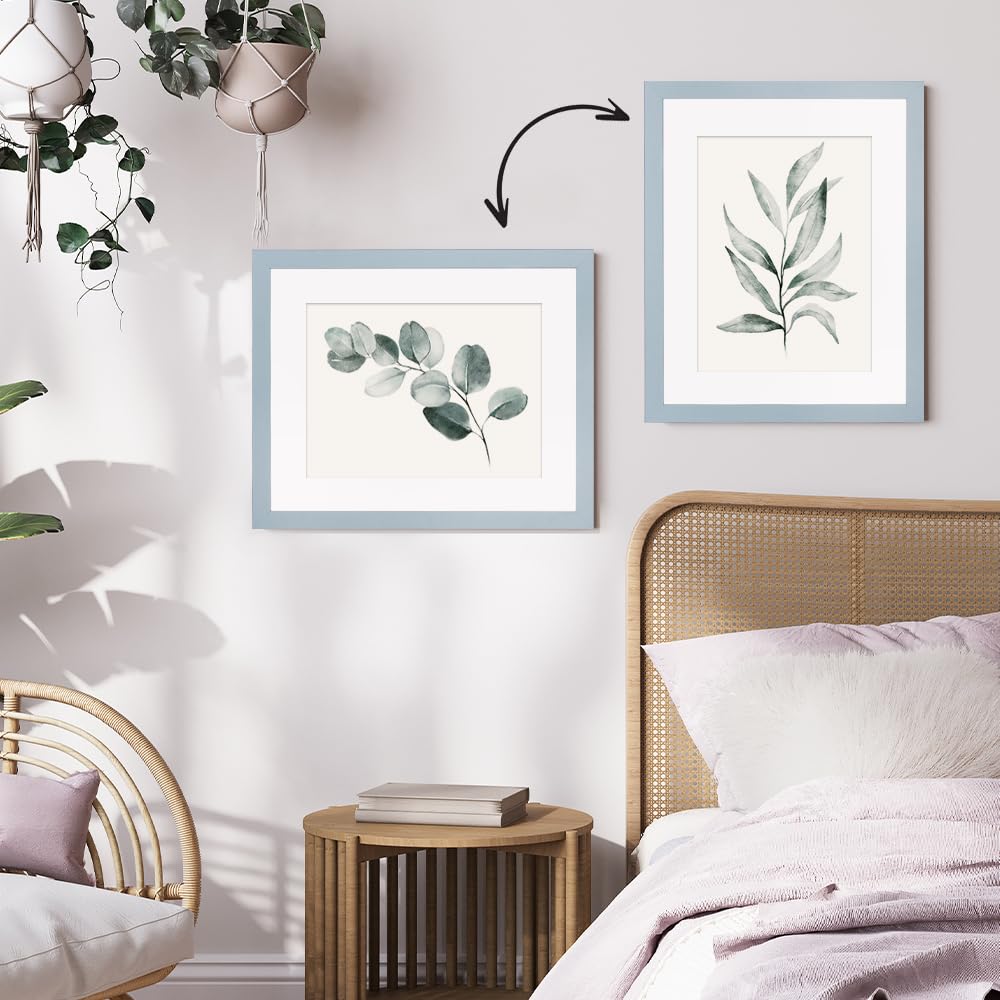LIFURUN Cornice Portafoto Per 10 Foto Da 20 X 25 Cm, 20 X 20 Cm, 13 X 18 Cm 10 X 15 Cm Da Appendere In Plastica Nero 70789387