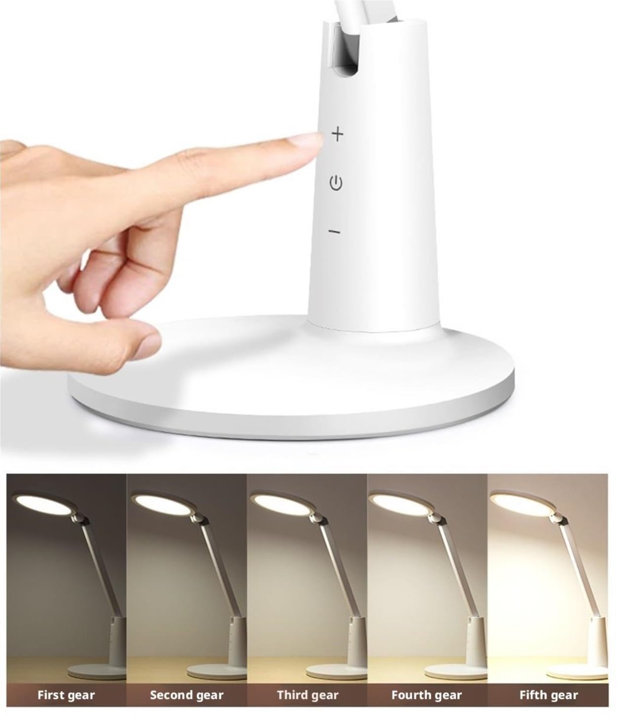 Hogar Lampara Escritorio Lámpara De Escritorio LED Regulable con Control Táctil Y Batería 3600 MAh For Estudio Flexo Escritorio