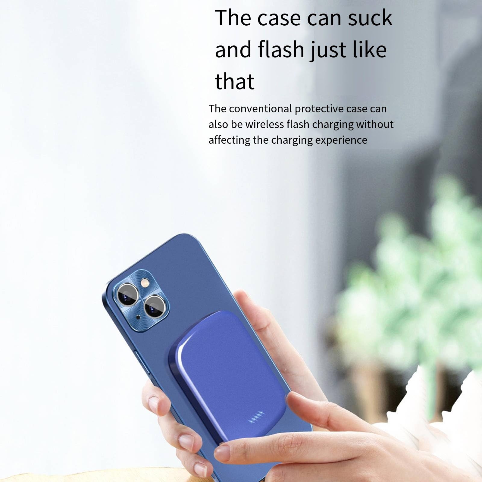 Magnetyczne ładowanie bezprzewodowe Treasure Power Bank, inteligentna funkcja rozpoznawania obiektów obcych w celu zapewnienia bezpiecznego ładowania,Grey-10000mAh