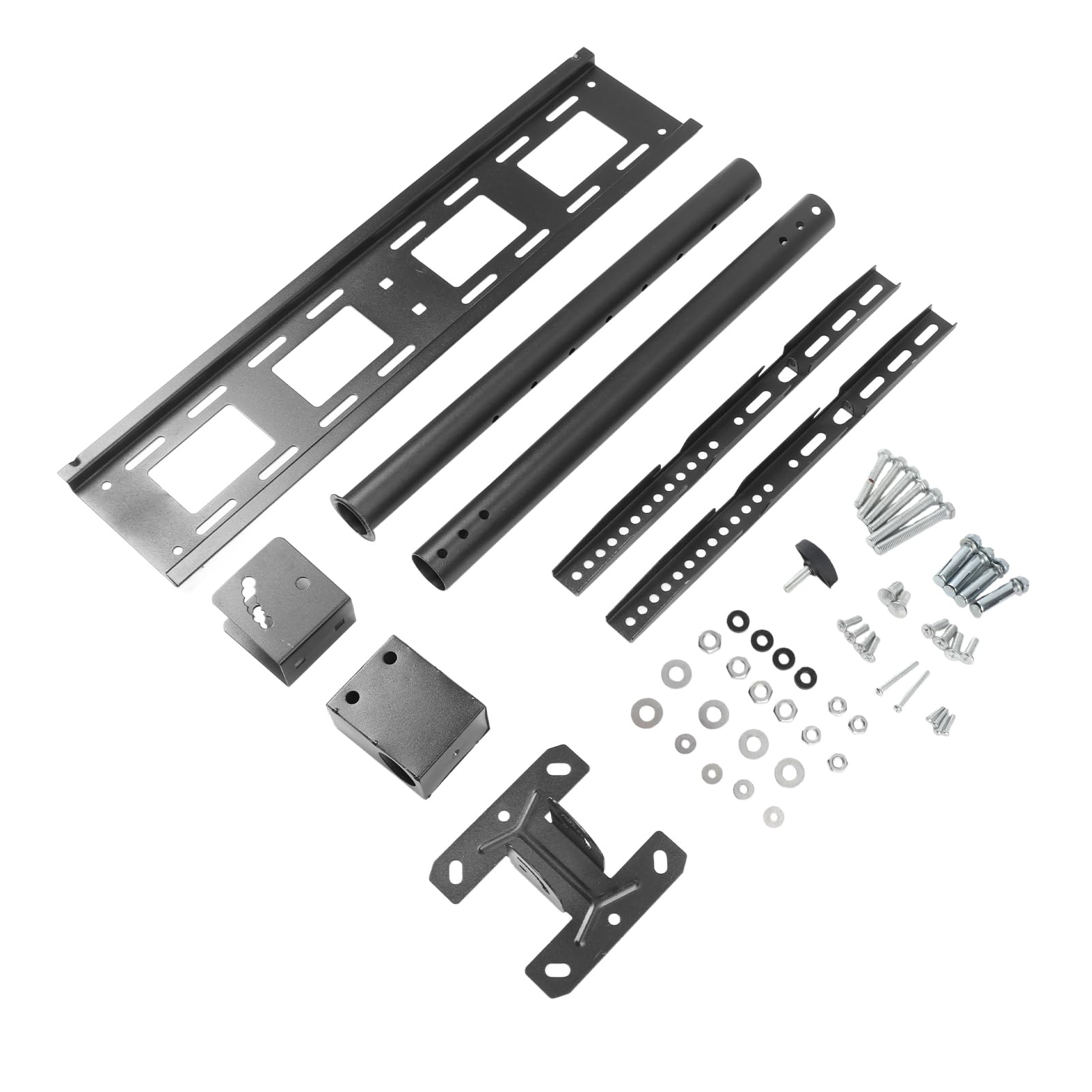 Supporto TV da Soffitto per Display a Schermo Piatto da 32 a 85 Pollici, Staffa di Montaggio TV Regolabile, Staffa TV Girevole a 360 Gradi e Inclinabile a 90 Gradi