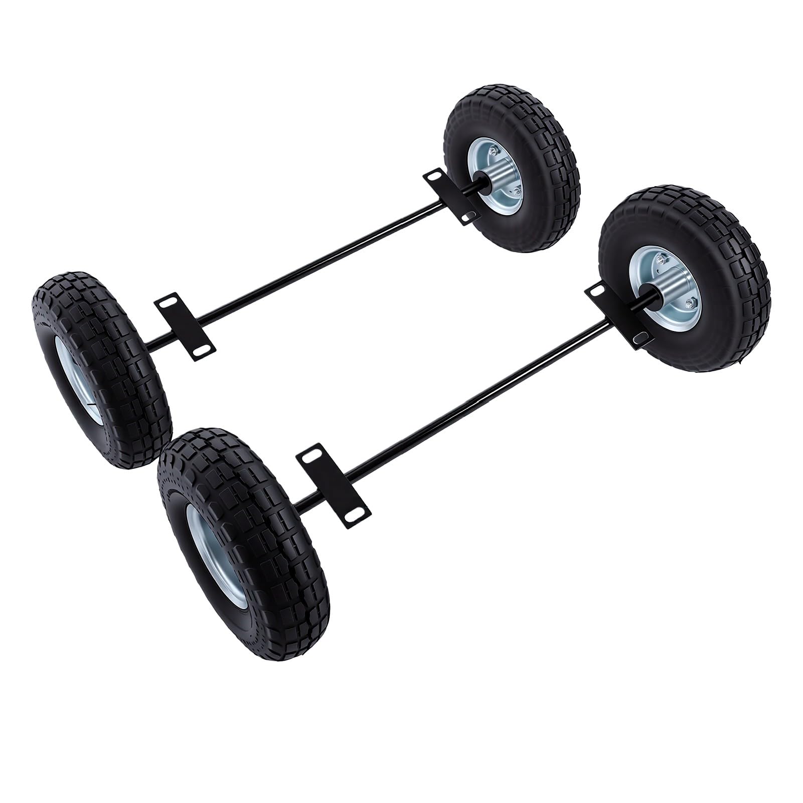 Generic Kit de Ruedas Todo Terreno para Generadores 9000 8750 de 6500 Vatios con Neumáticos Duraderos para Caminos Embarrados y Senderos Accidentados, Tamaño de 10 Pulgadas