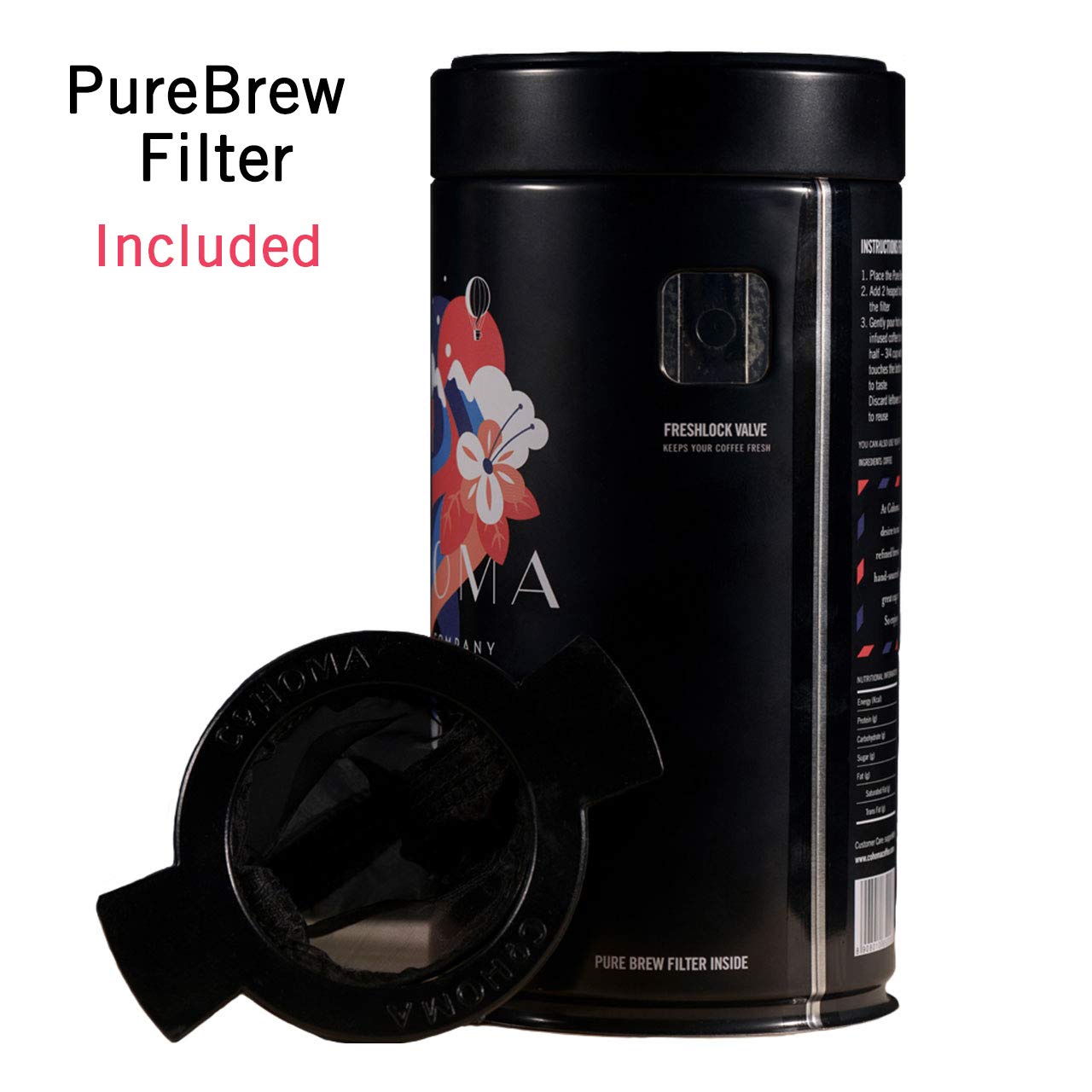 Cohoma Coffee Company: A Taste of Cohoma Gift Hamper I Roasted Coffee 250g (Custom Roast with PureBrew Filter), Cold Brew 1.05L (French Vanilla). Fresh Roasted, AA+ Grade Arabica. Natural Flavour 1